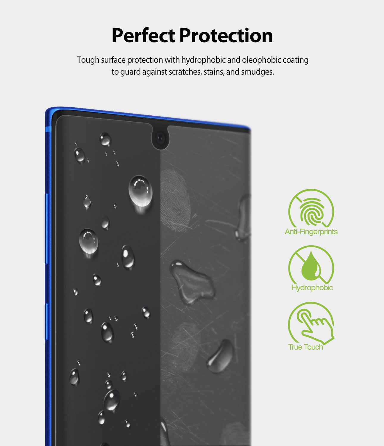 Galaxy Note 10 Plus [Dual Easy Film Matte] Screen Protector [2 Pack]