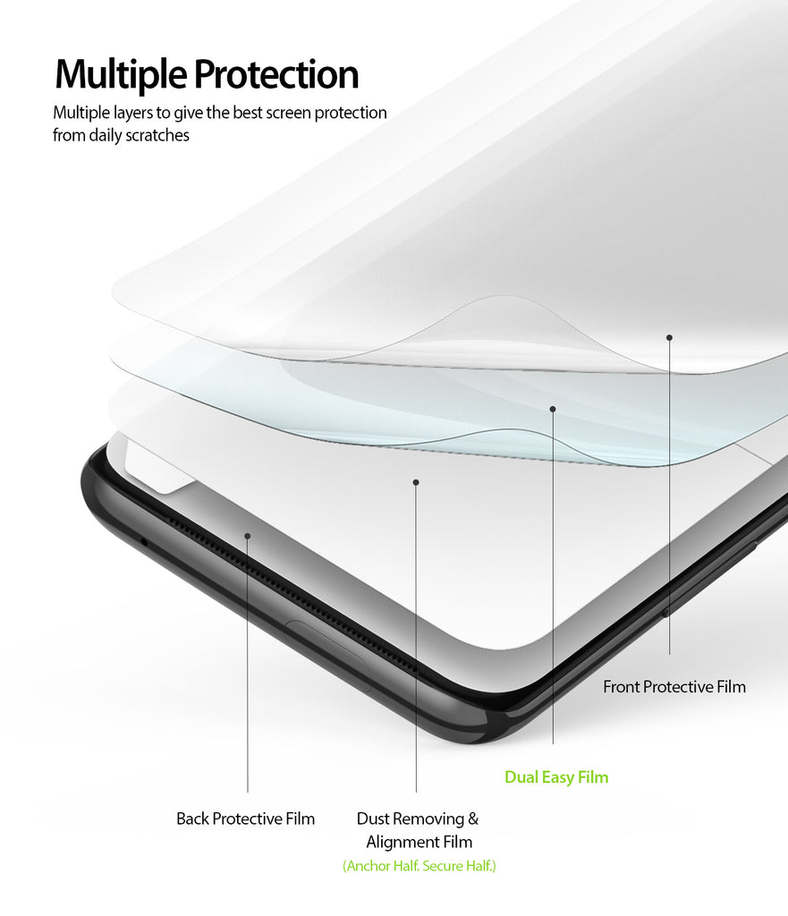Ringke OnePlus 7 Dual Easy Screen Protector