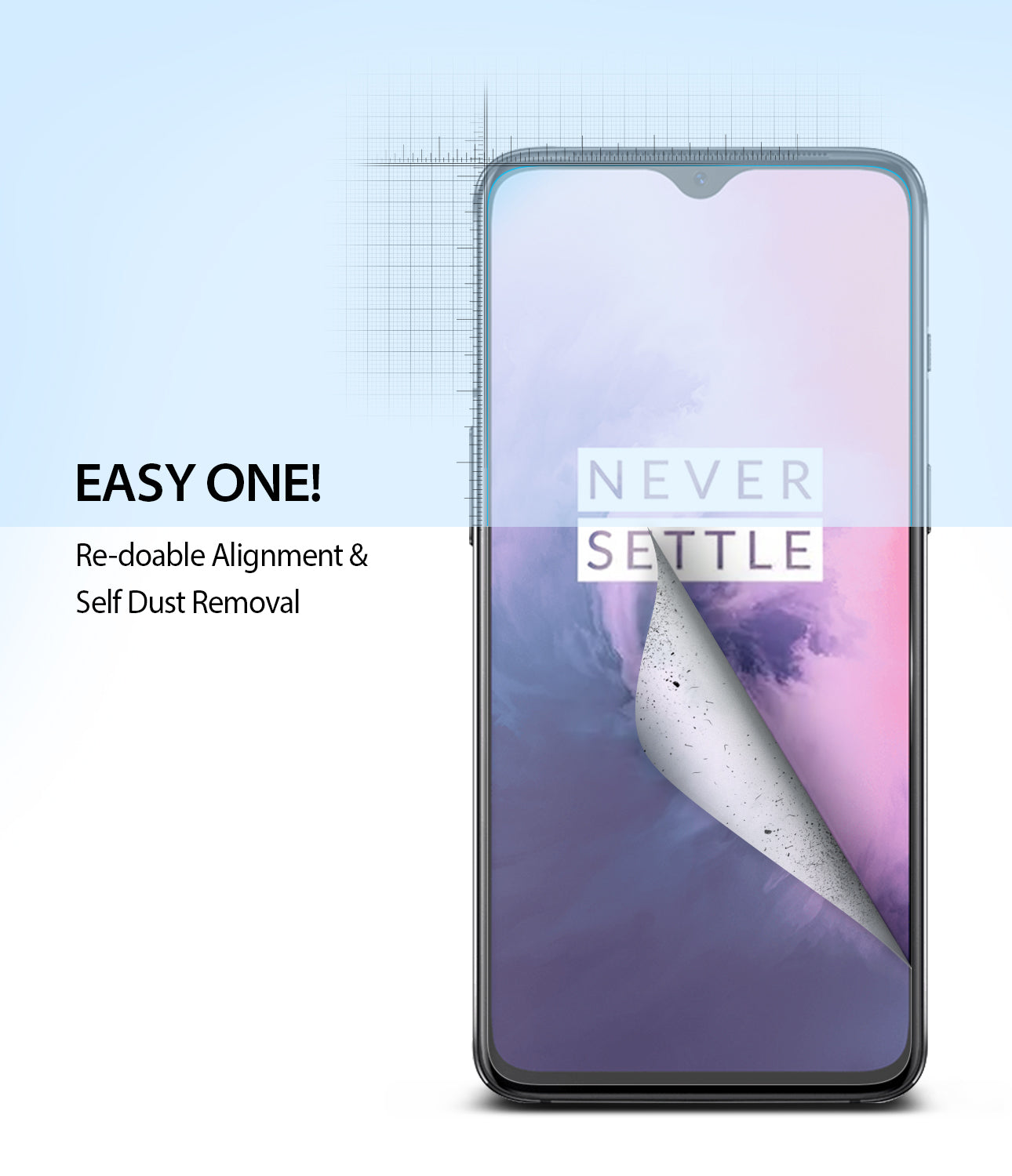 Ringke OnePlus 7 Dual Easy Screen Protector