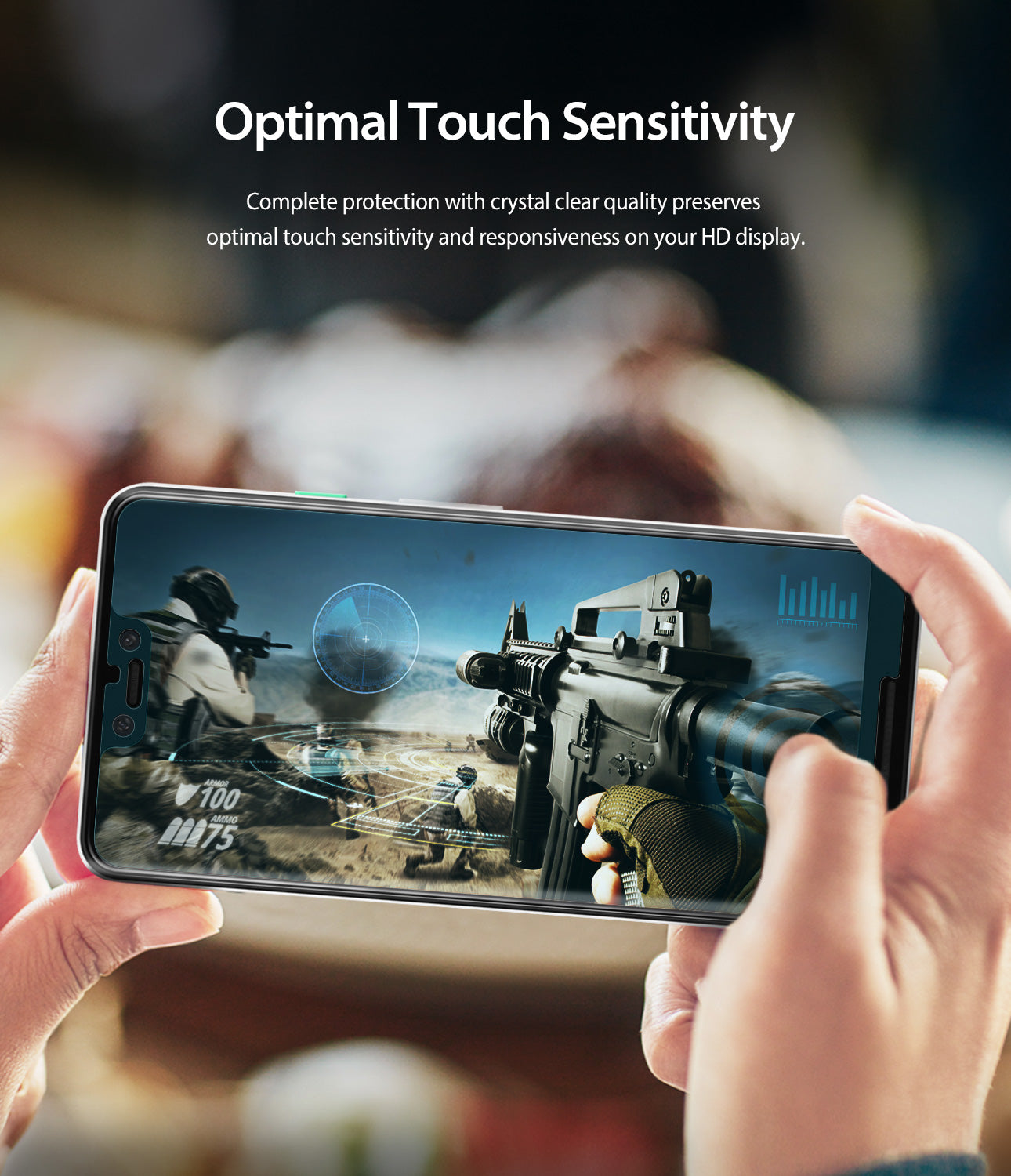 optimal touch sensitivity