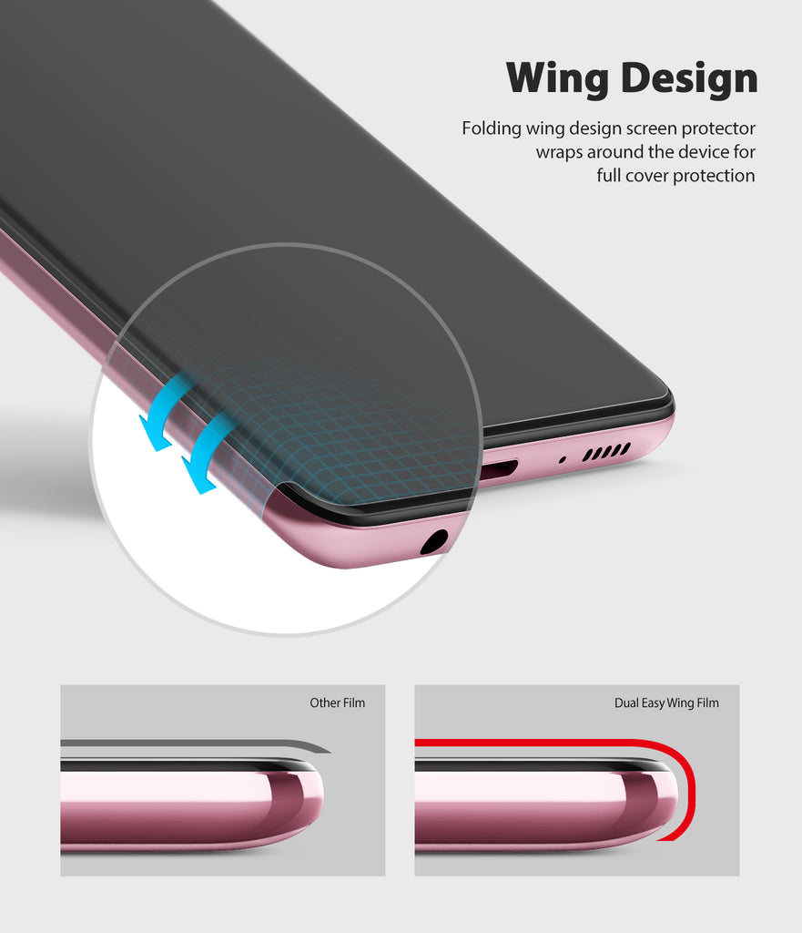 wing design to prevent side lifting