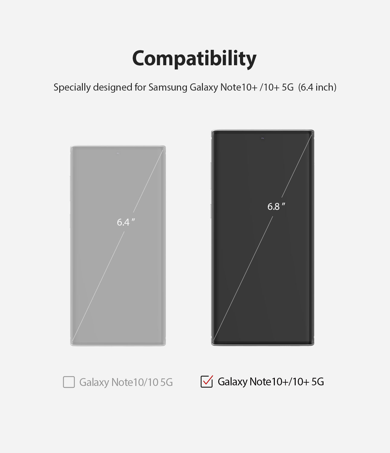 only compatible with galaxy note 10 plus