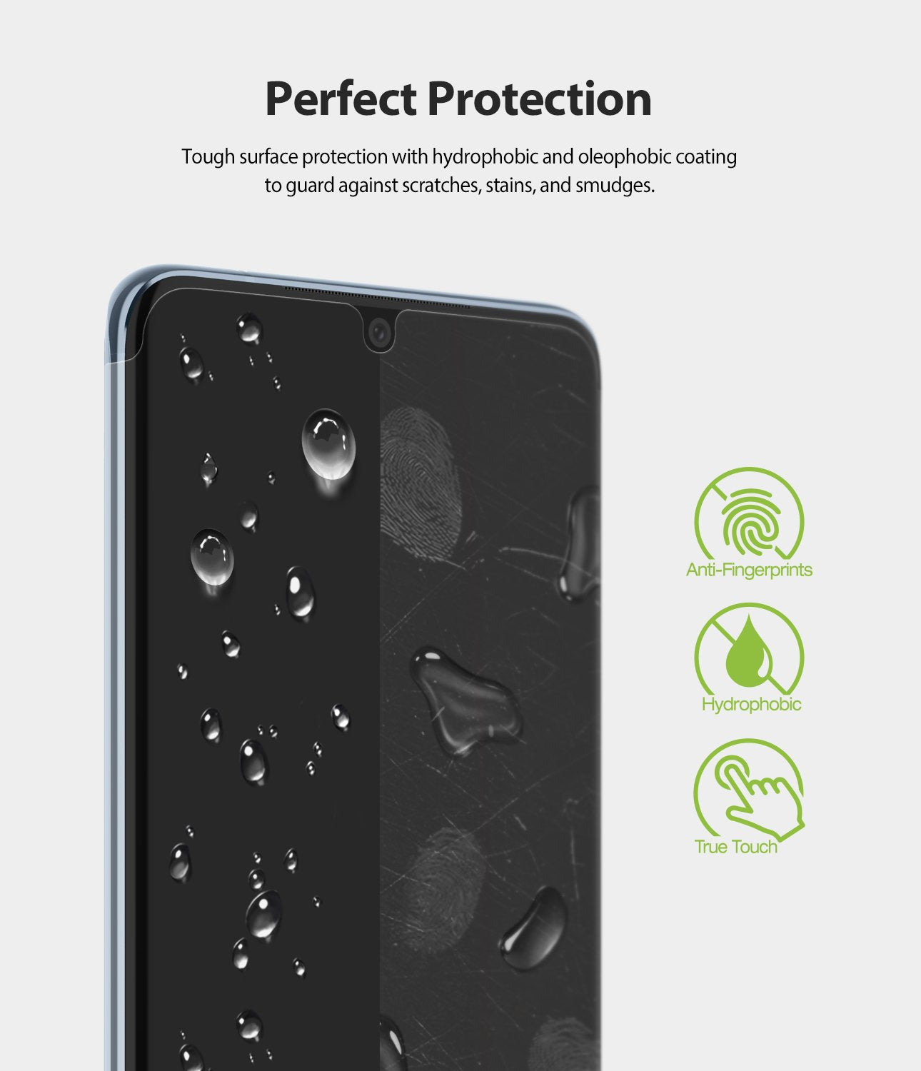 Galaxy S20 Screen Protector Dual Easy Film Wing, 2 pack, perfect protection