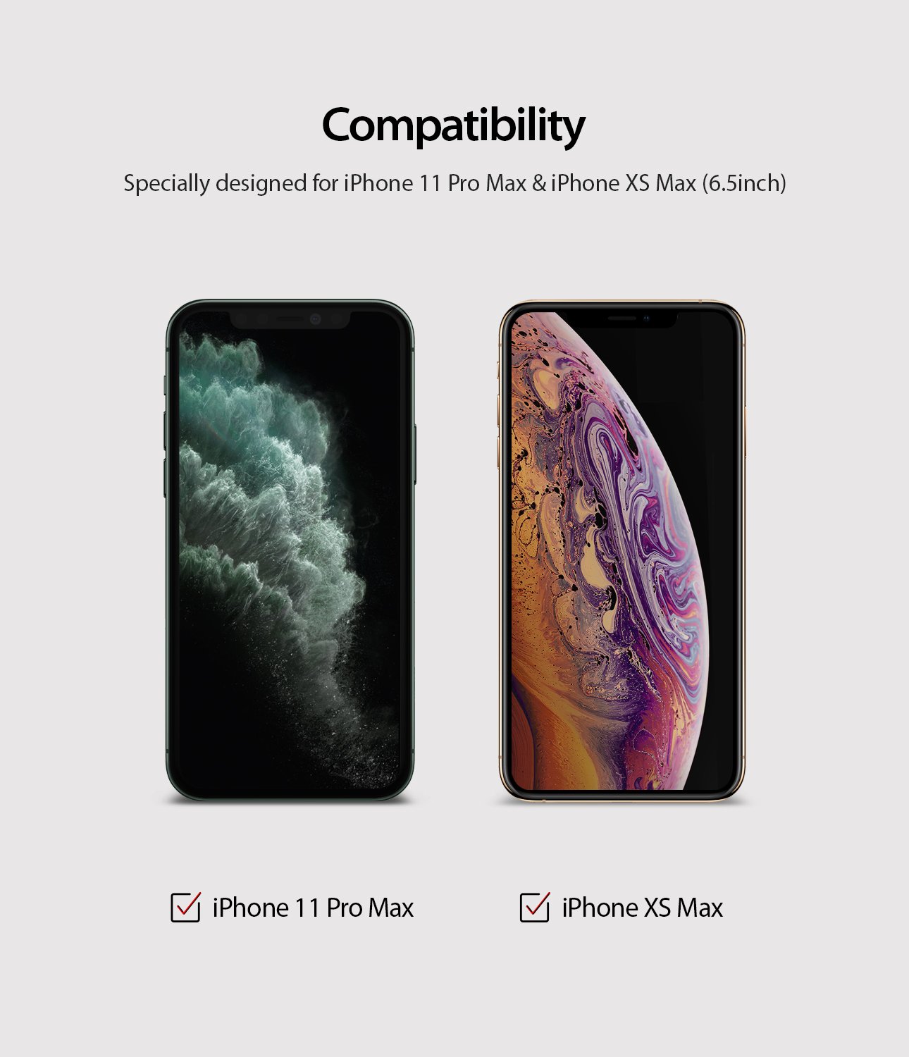 iPhone 11 Pro Max Screen Protector Dual Easy Film compatibility