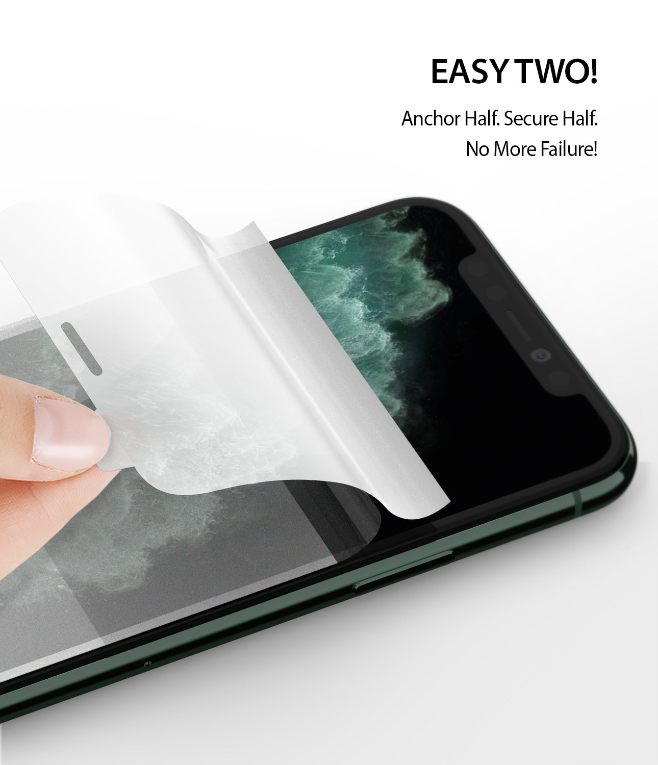 iPhone 11 Pro Max Screen Protector Dual Easy Film Easy Two Installation Guide