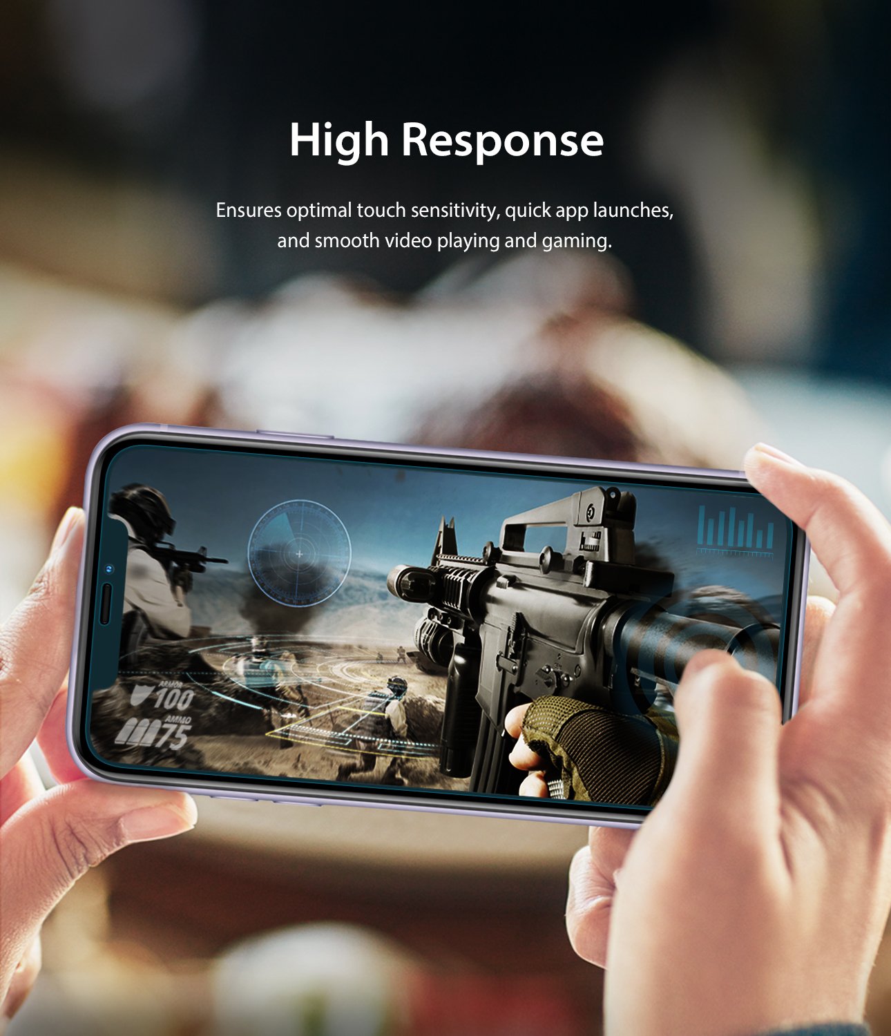 Ringke Dual Easy Film Screen Protector for iPhone 11 High Response