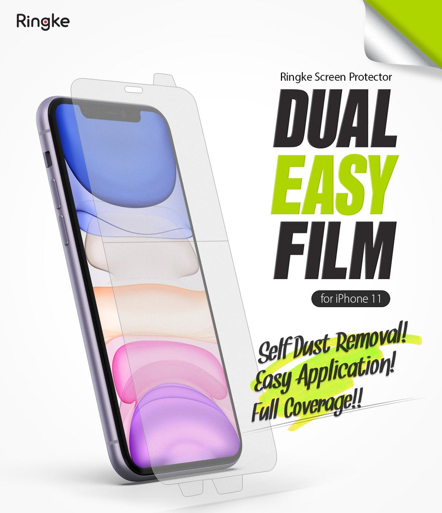 Ringke Dual Easy Film Screen Protector for iPhone 11