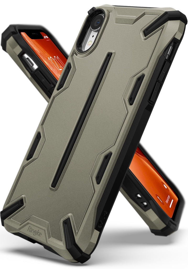 ringke dual-x for iphone xr case cover main sand