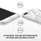 ringke flow streamedline design back case cover for iphone 7 plus 8 plus main detail image