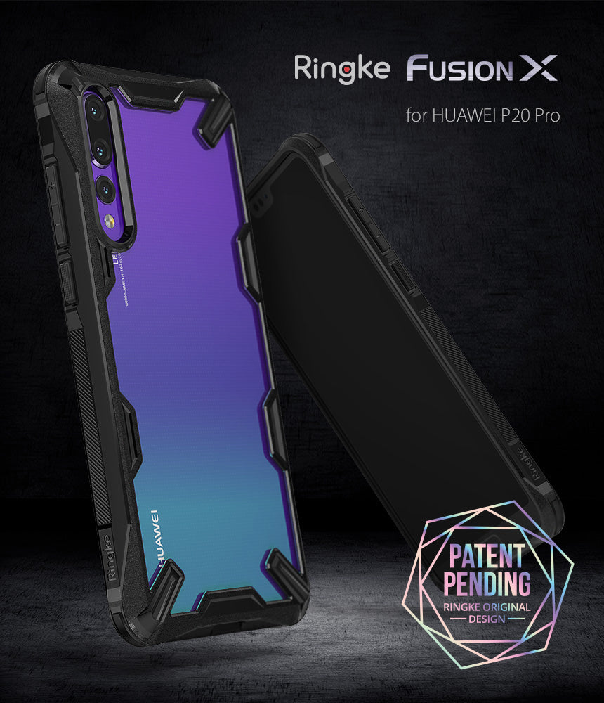 huawei p20 pro fusion-x case black