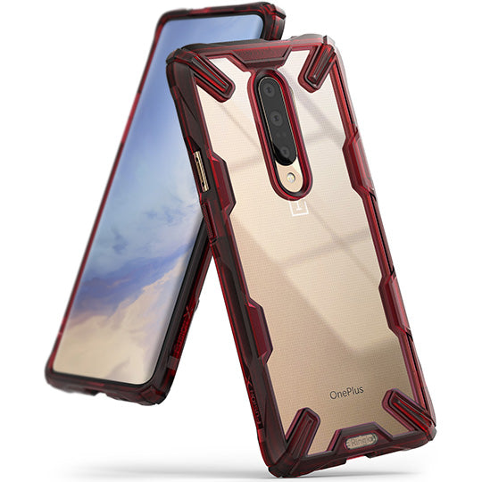 oneplus 7 pro fusion-x case Ruby Red