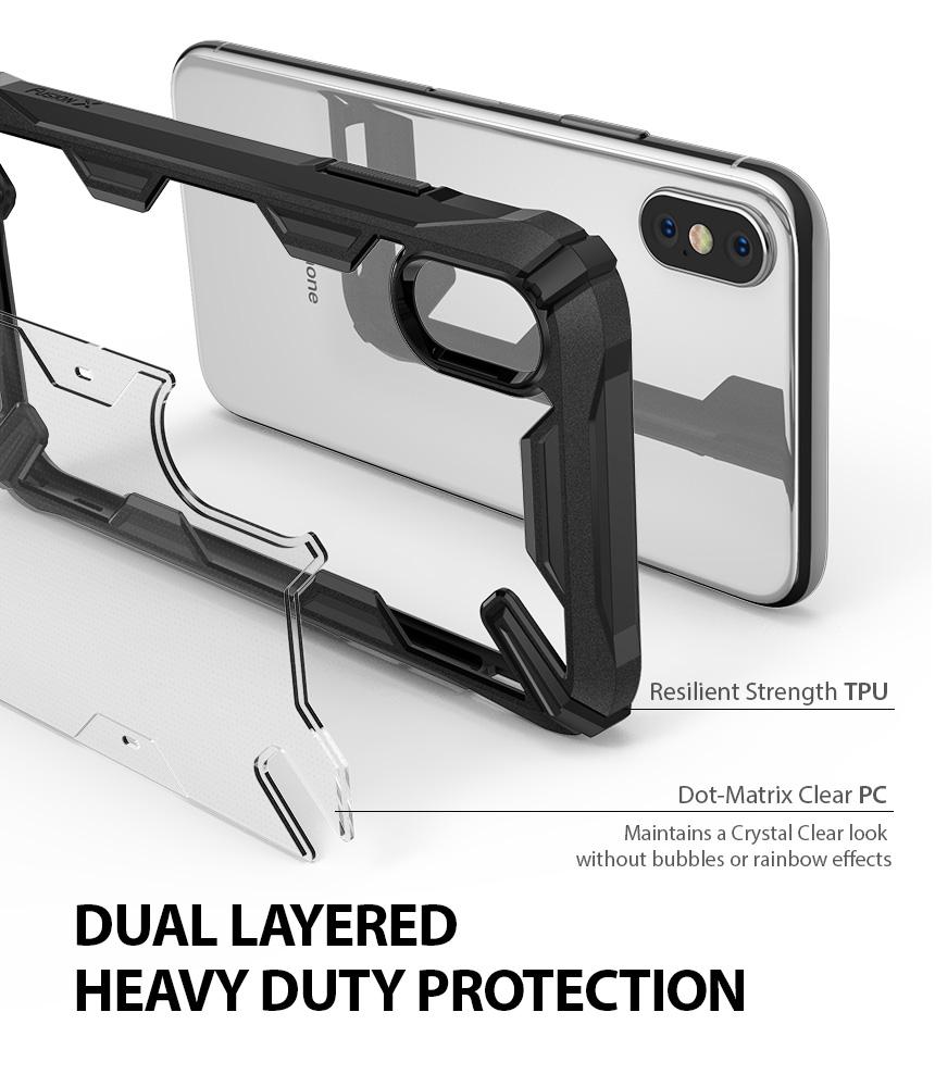 ringke fusion-x for iphone x case cover main dual layered protection