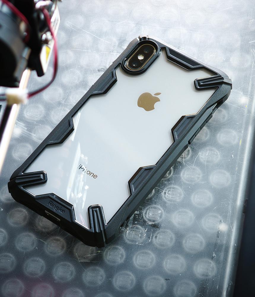 ringke fusion-x for iphone x case cover main black real