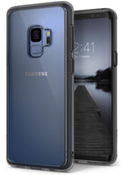 ringke fusion clear transparent hard back cover case for galaxy s9 main smoke black