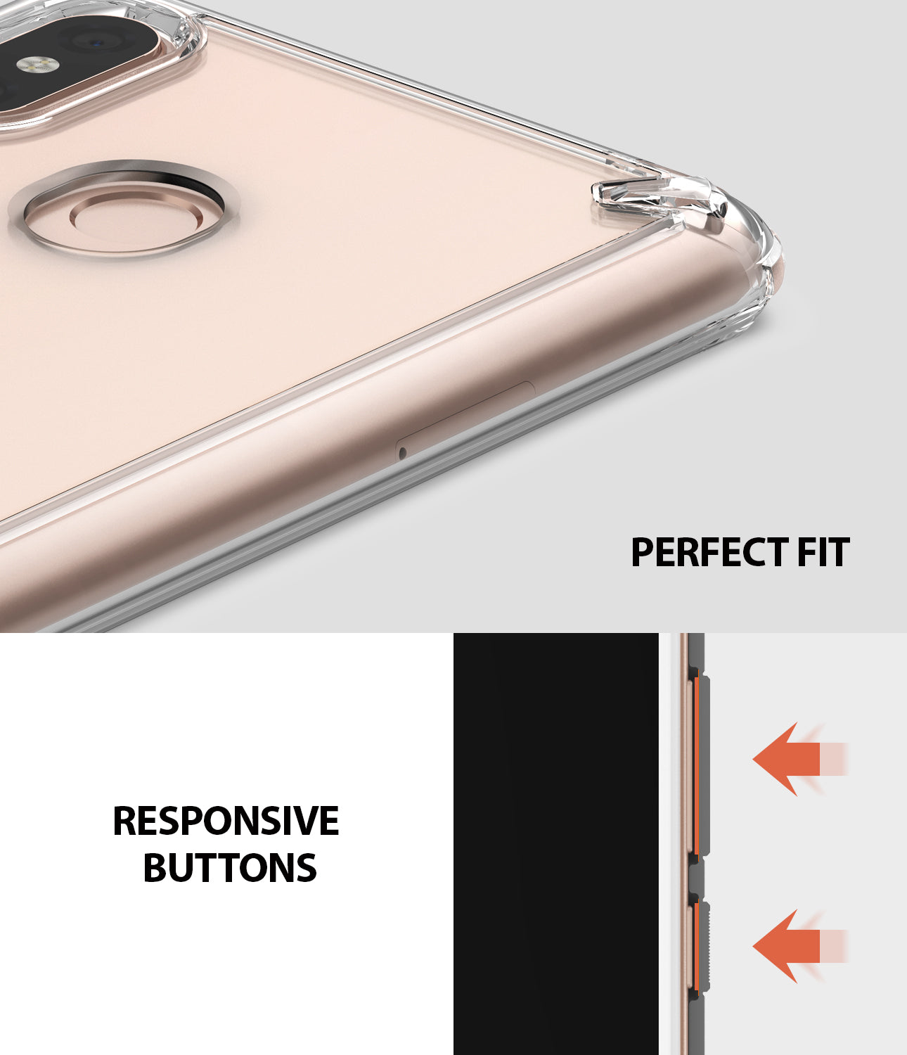 perfect fit and responsive buttons