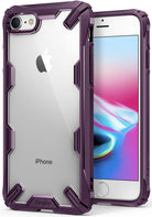 ringke fusion-x advanced bumper heavy duty protective case cover for iphone 7 8 main lilac purple
