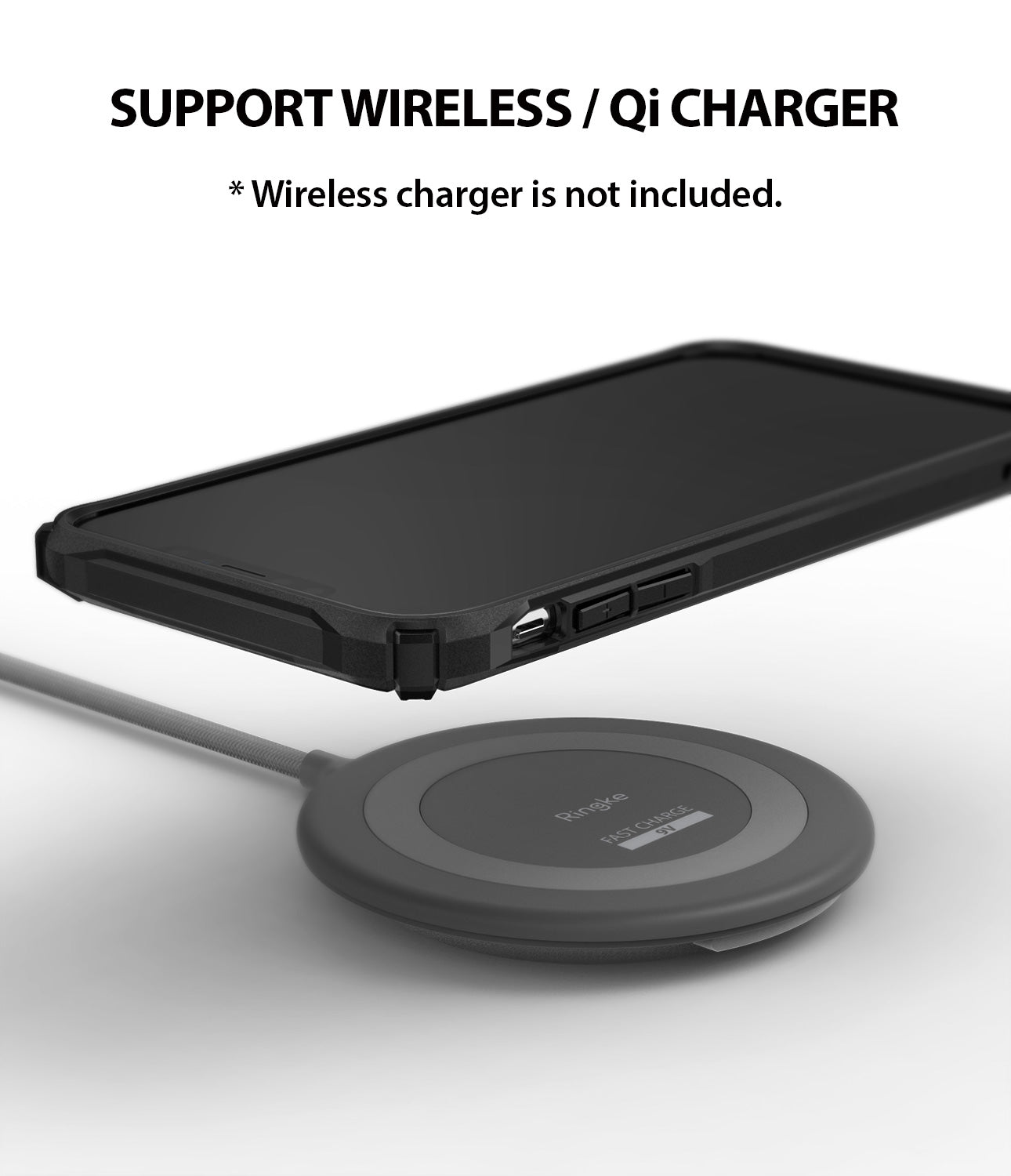ringke fusion-x for apple iphone xs case cover wireless charging compatible