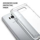ringke fusion clear transparent hard back cover case for galaxy s8 plus clear finish