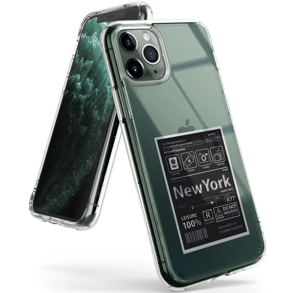 apple iphone 11 pro max case ringke fusion design cover -  new york label