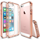 ringke fusion transparent clear back case cover for iphone se 5s 5 main rose gold