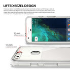 ringke fusion clear transparent hard back case cover for google pixel xl main raised bezel