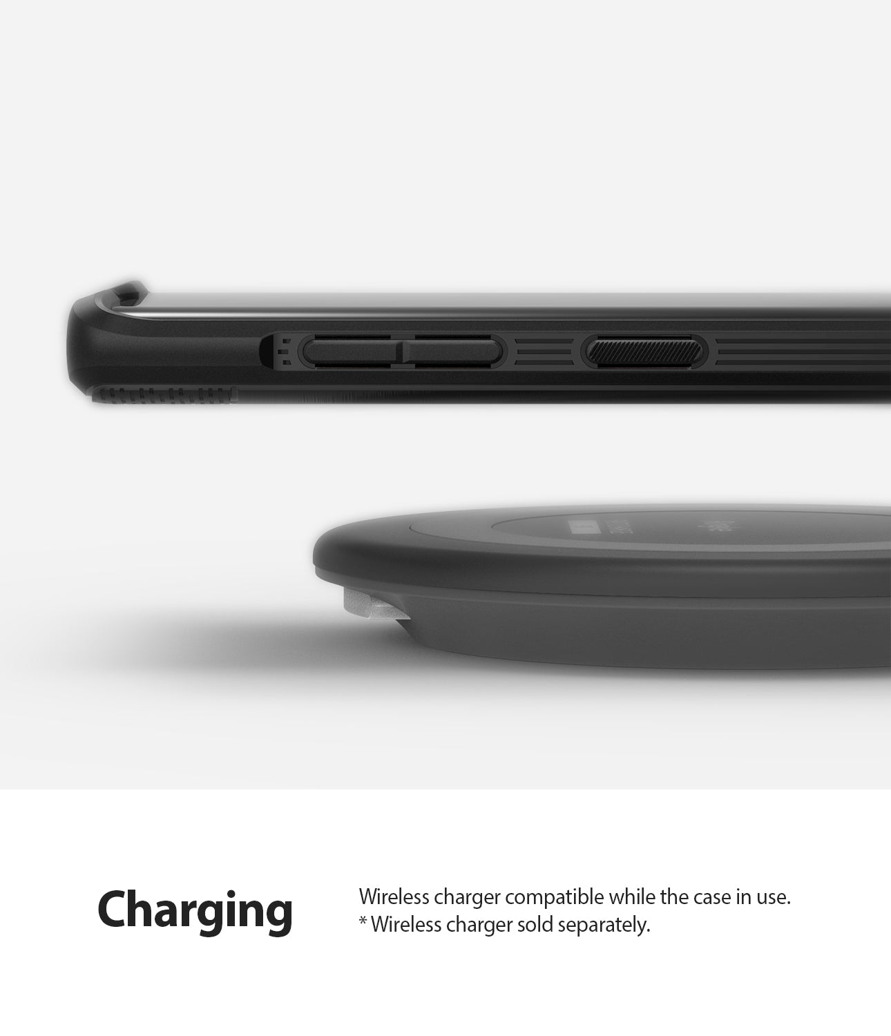 wireless charge and powershare compatible wtihout removing the case