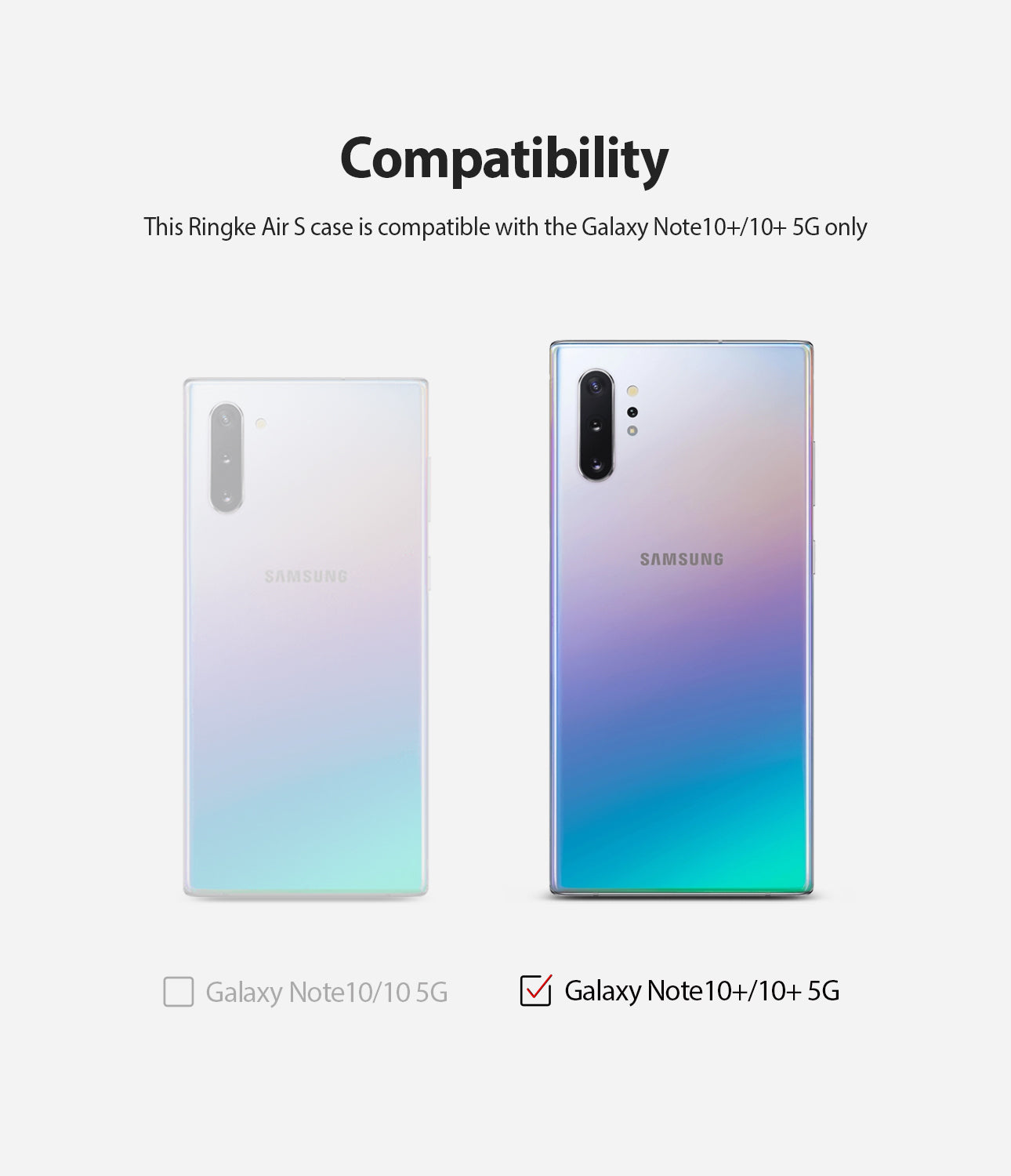 compatible with galaxy note 10+ LTE/5G