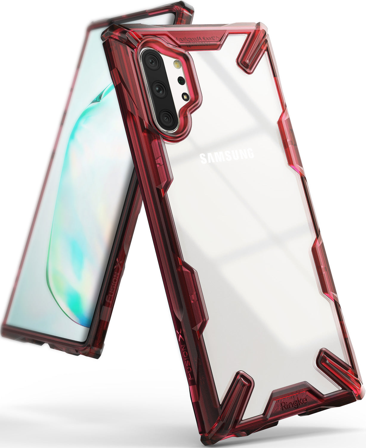 Ringke Fusion-X for Galaxy Note 10 Plus 5G (2019) Ruby Red