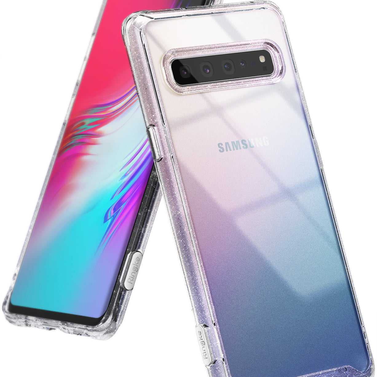 ringke fusion case for samsung galaxy s10 5g - glitter clear