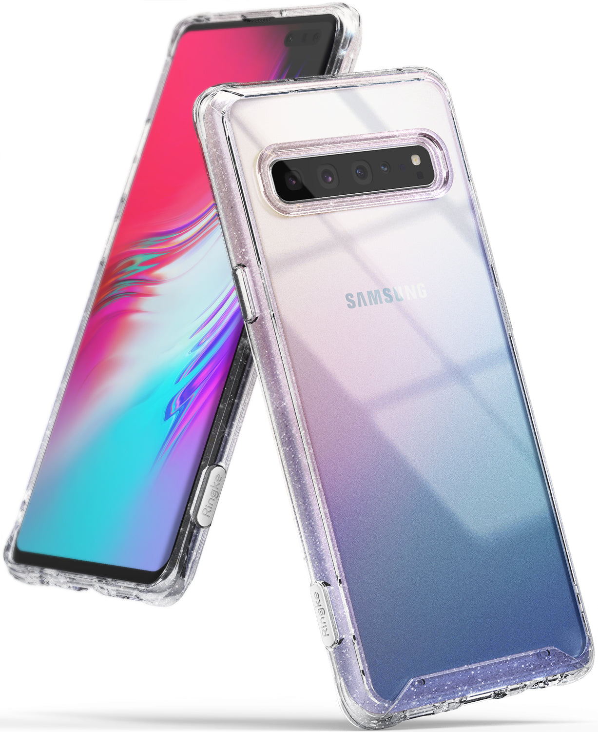 ringke fusion case for samsung galaxy s10 5g - glitter clear