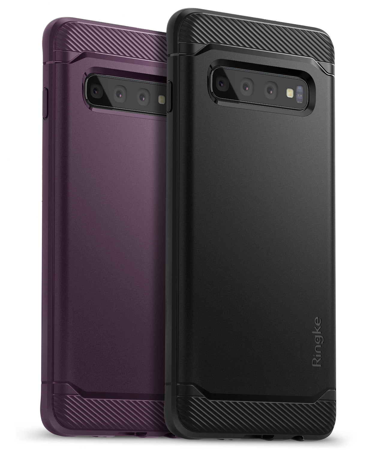 ringke onyx black and lilac purple compatible with samsung galaxy s10