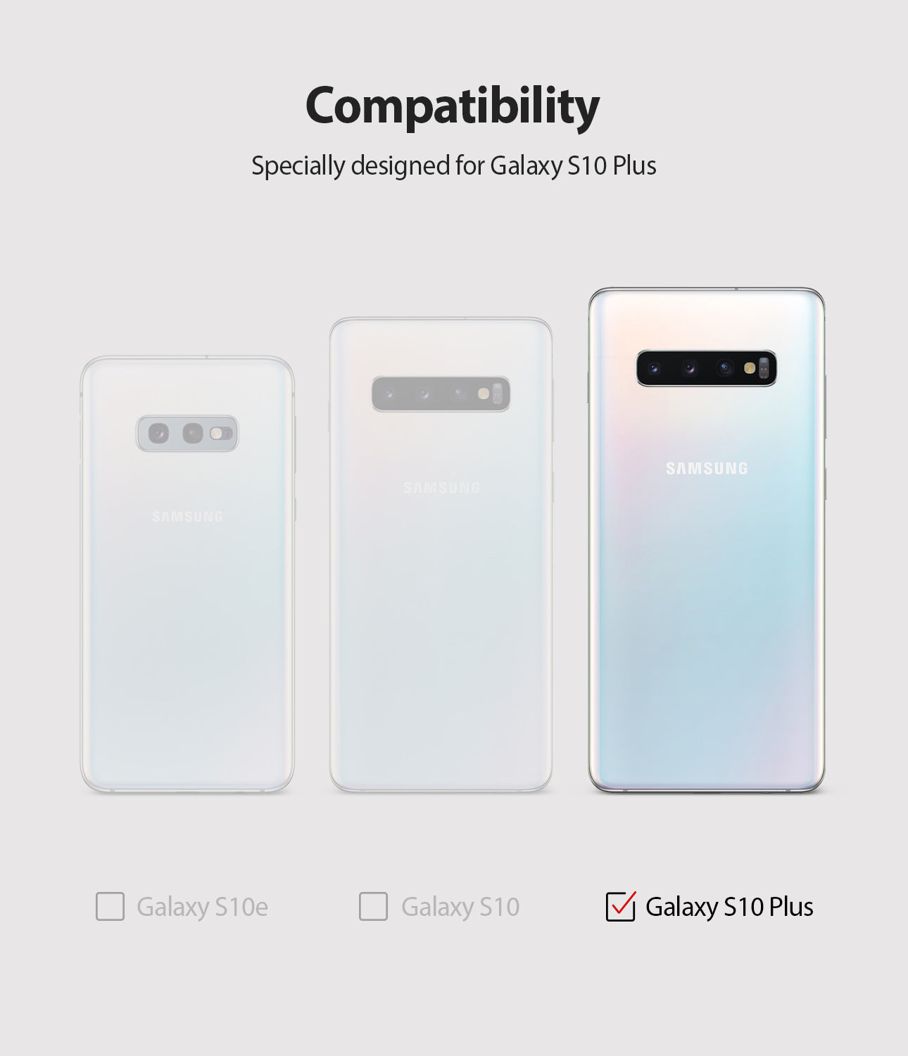 only compatible with galaxy s10 plus