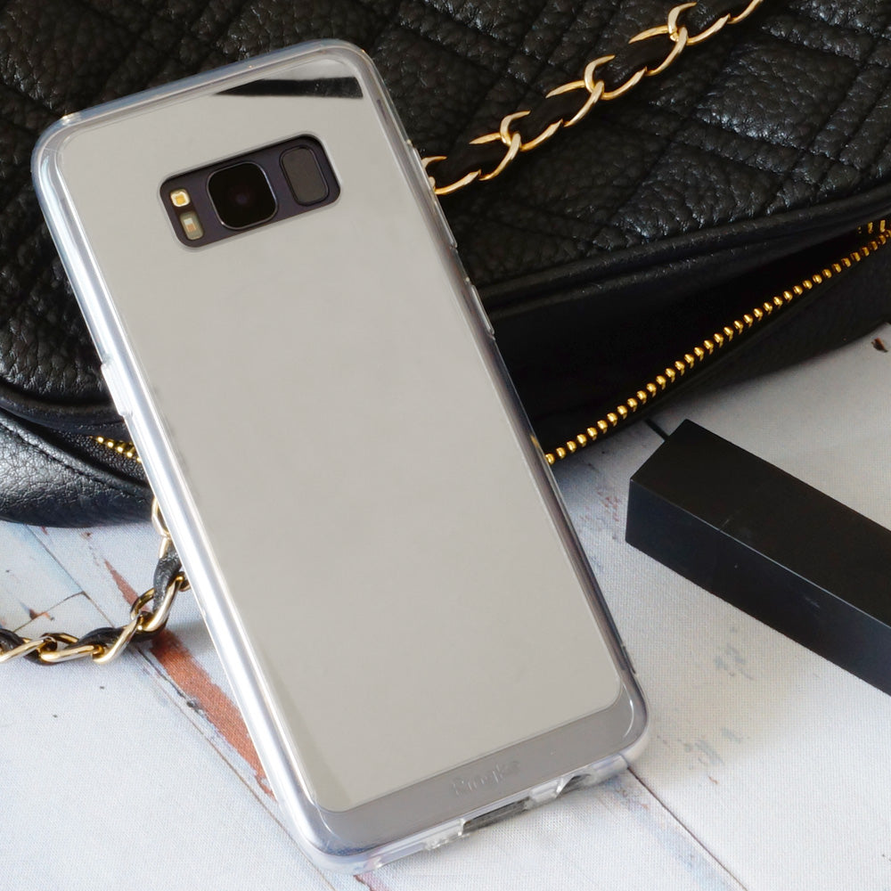 ringke mirror back cover case for galaxy s8 plus silver