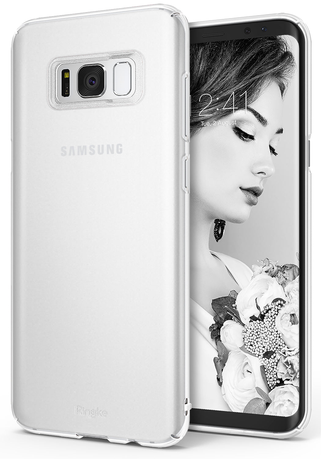 ringke slim premium hard pc protective back cover case for galaxy s8 plus