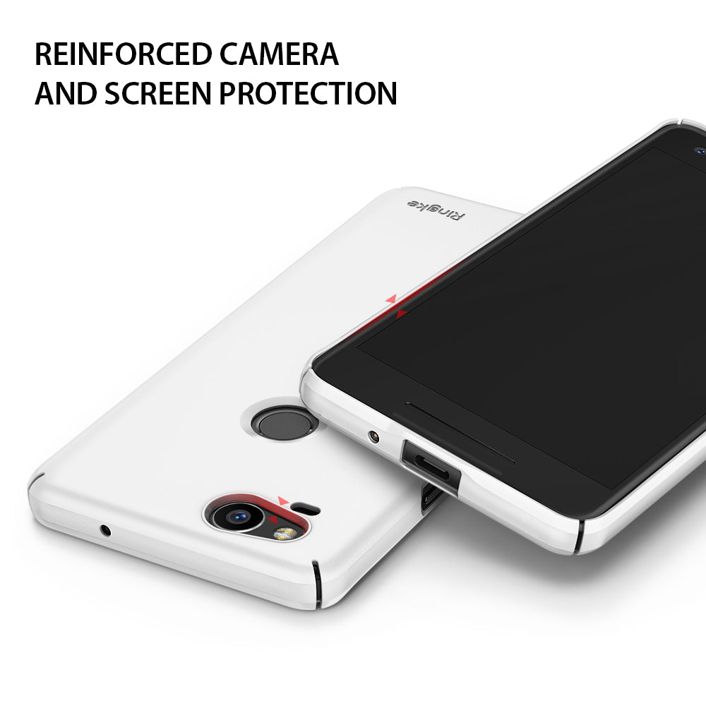 ringke slim premium hard pc back case cover for google pixel 2 main redesigned corners
