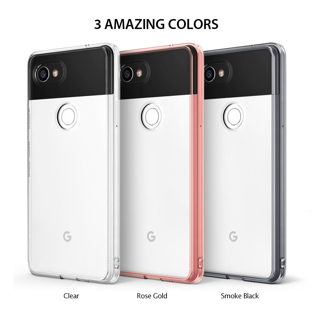 ringke fusion clear transparent hard back case cover for google pixel 2 xl main colors