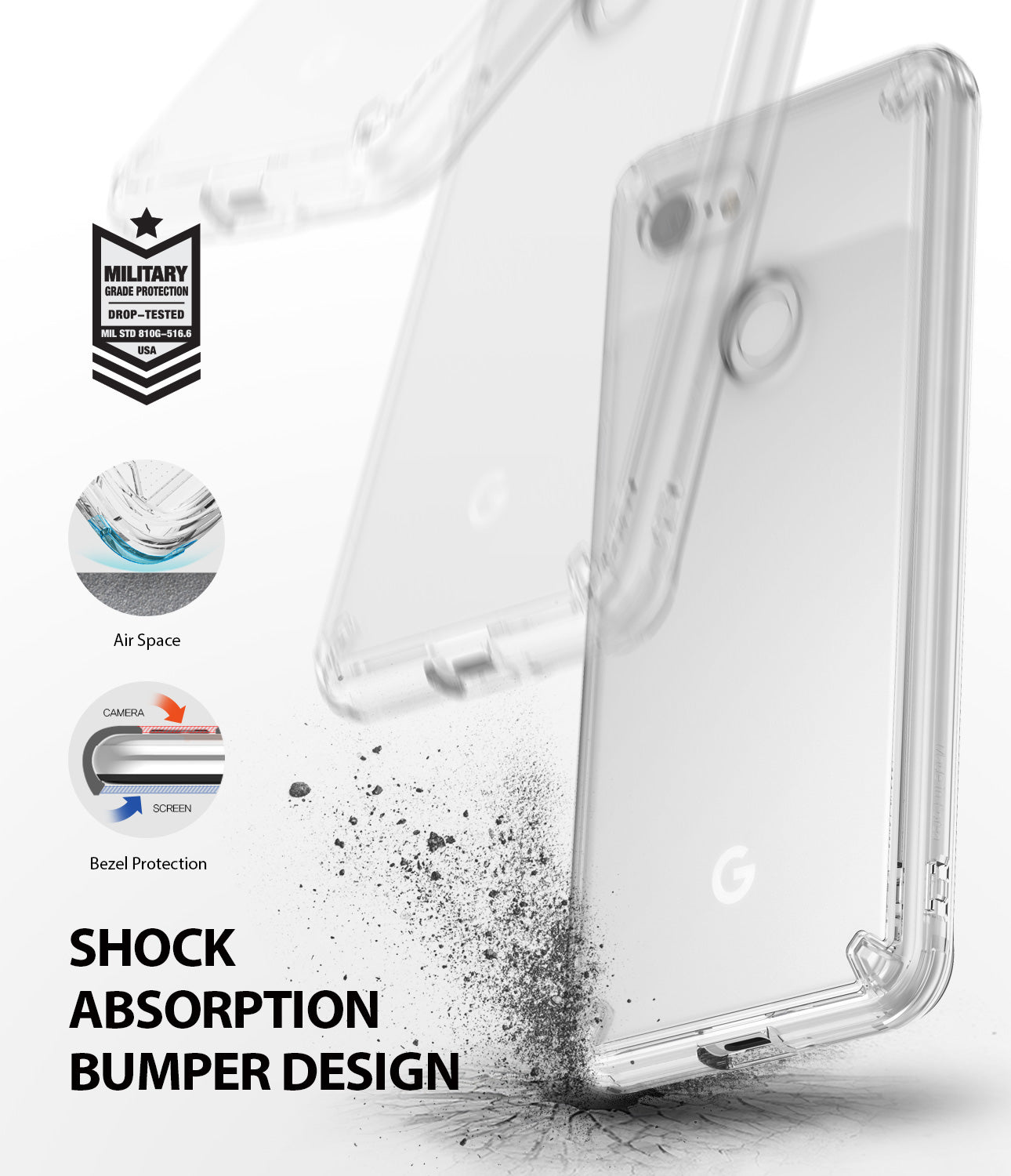 Google Pixel 3 Case | Fusion - Ringke Official Store