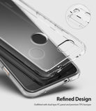 ringke fusion clear transparent protective back case cover for google pixel 3a xl main