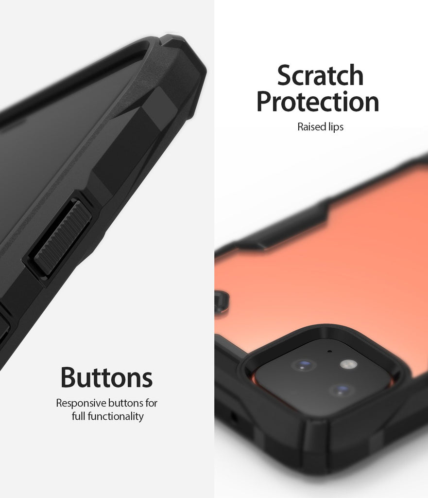 Ringke Fusion-X Case compatible with Google Pixel 4 XL, Scratch Protection, Responsive Buttons