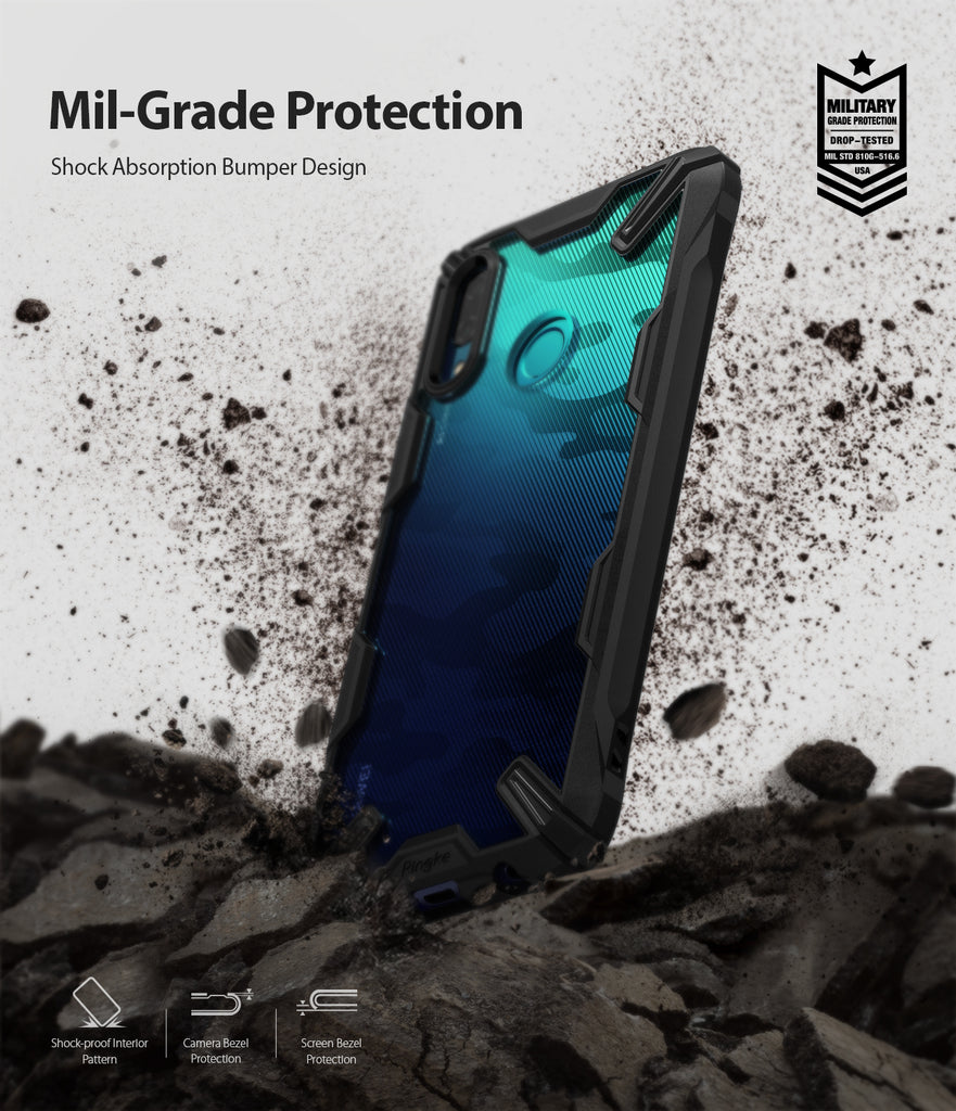 shock absorption bumper design - military grade protection