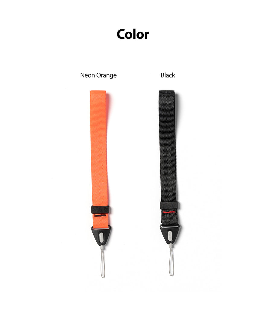 Hand Strap - Black | Neon Orange - Ringke Official Store
