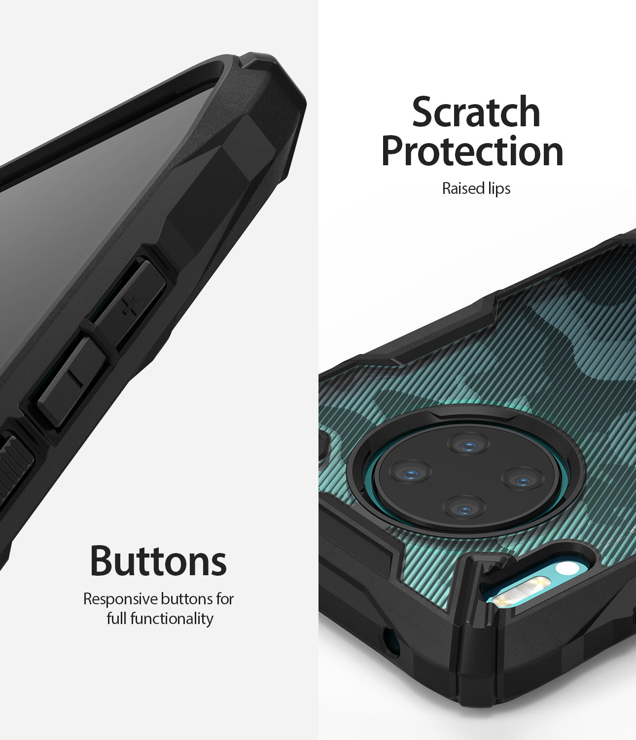 scratch resistant with responsive buttons