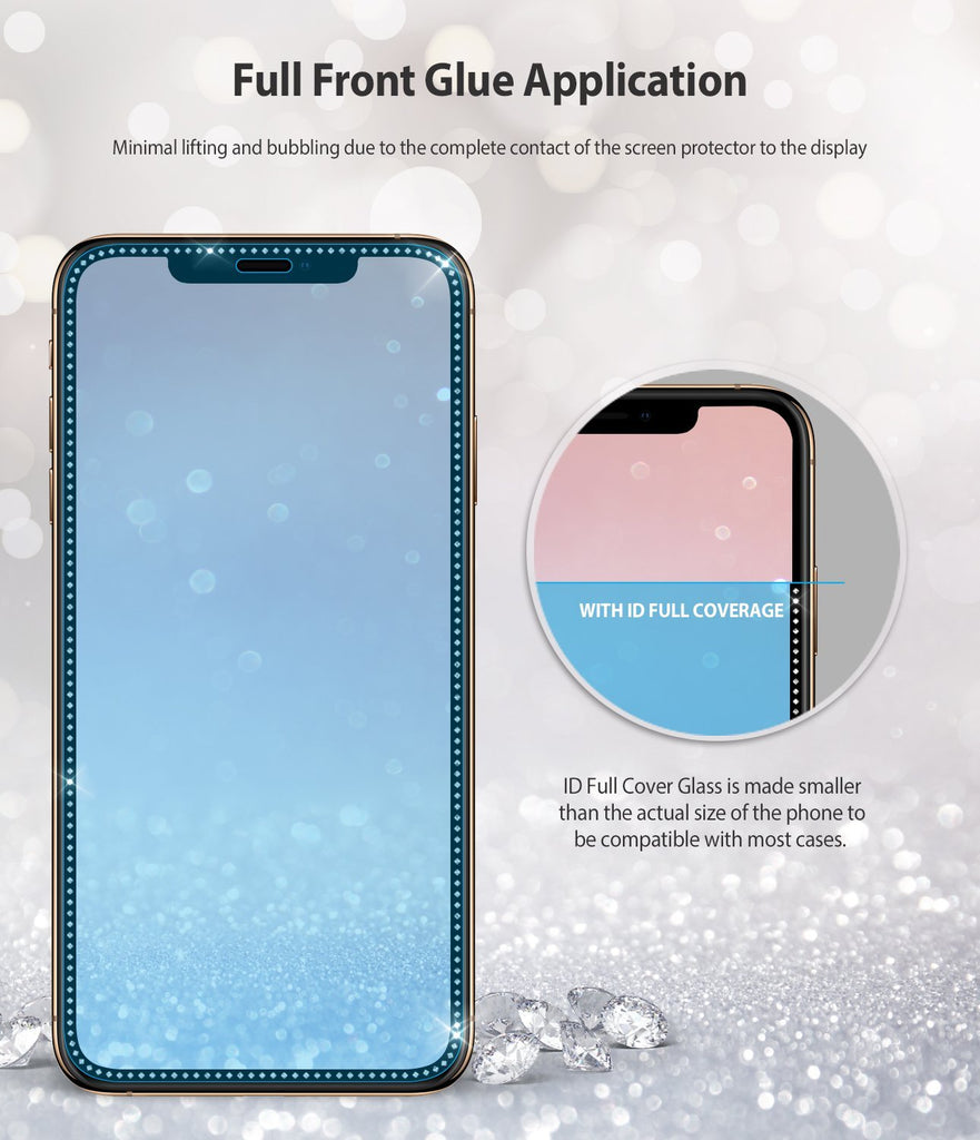 ringke invisible defender for iphone xs 11 pro tempered glass screen protector jewel edition easy application