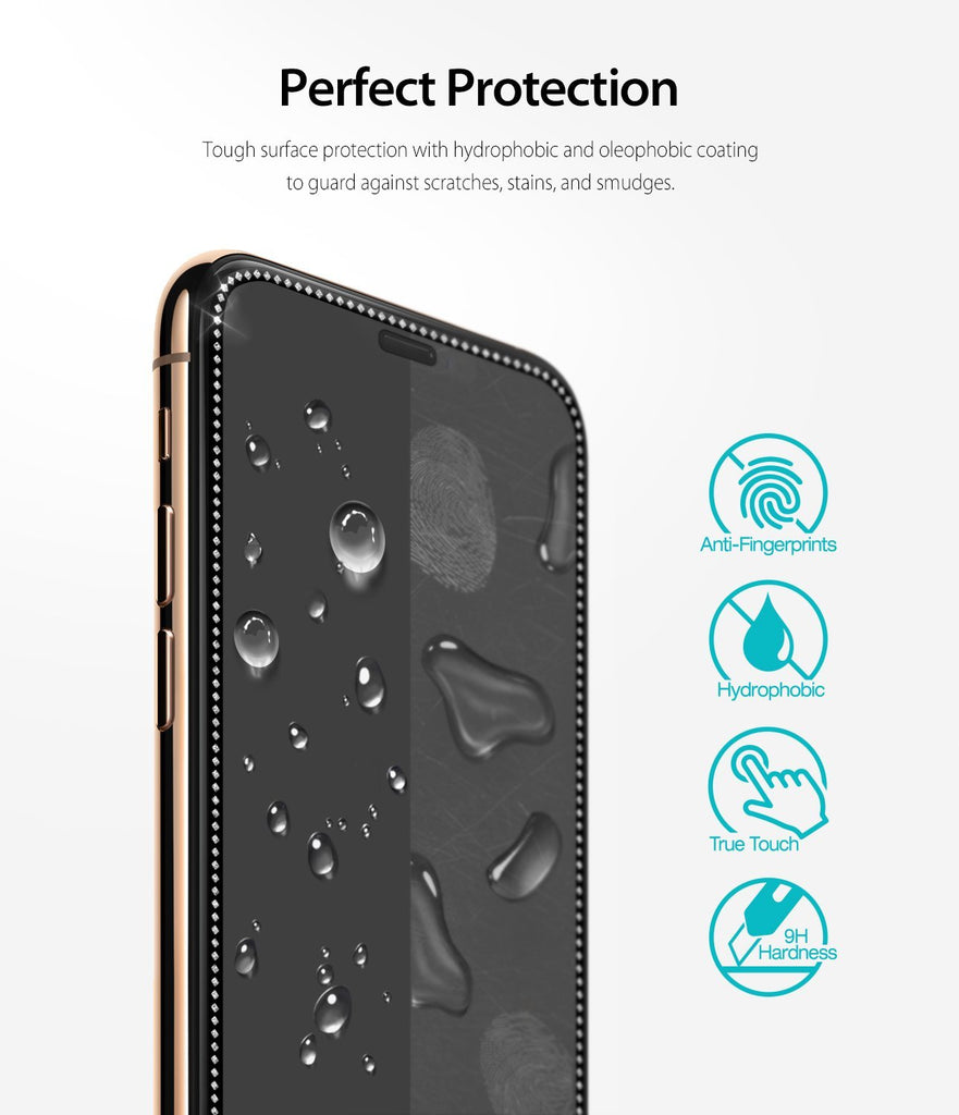 ringke invisible defender for iphone xs 11 pro tempered glass screen protector jewel edition perfect protection