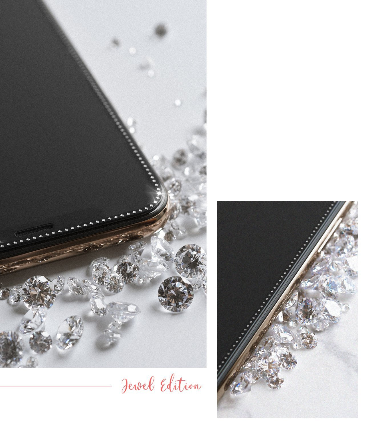 ringke invisible defender for iphone xs 11 pro tempered glass screen protector jewel edition close up image