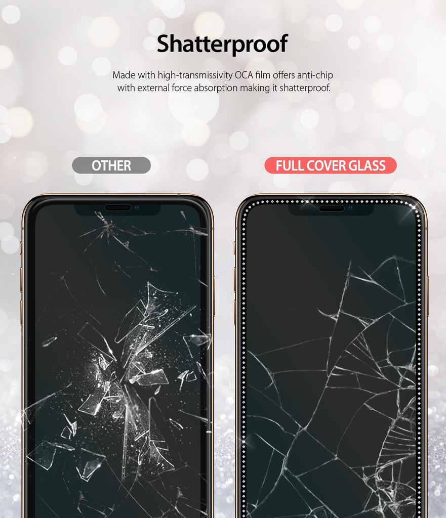 ringke invisible defender for iphone xs 11 pro tempered glass screen protector jewel edition shatter proof