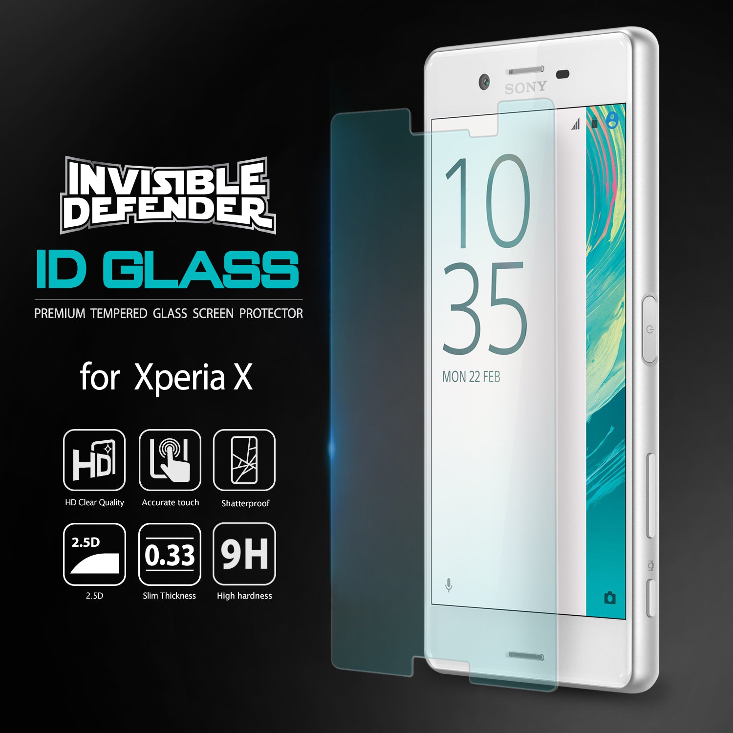 ringke invisible defender glass for xperia x