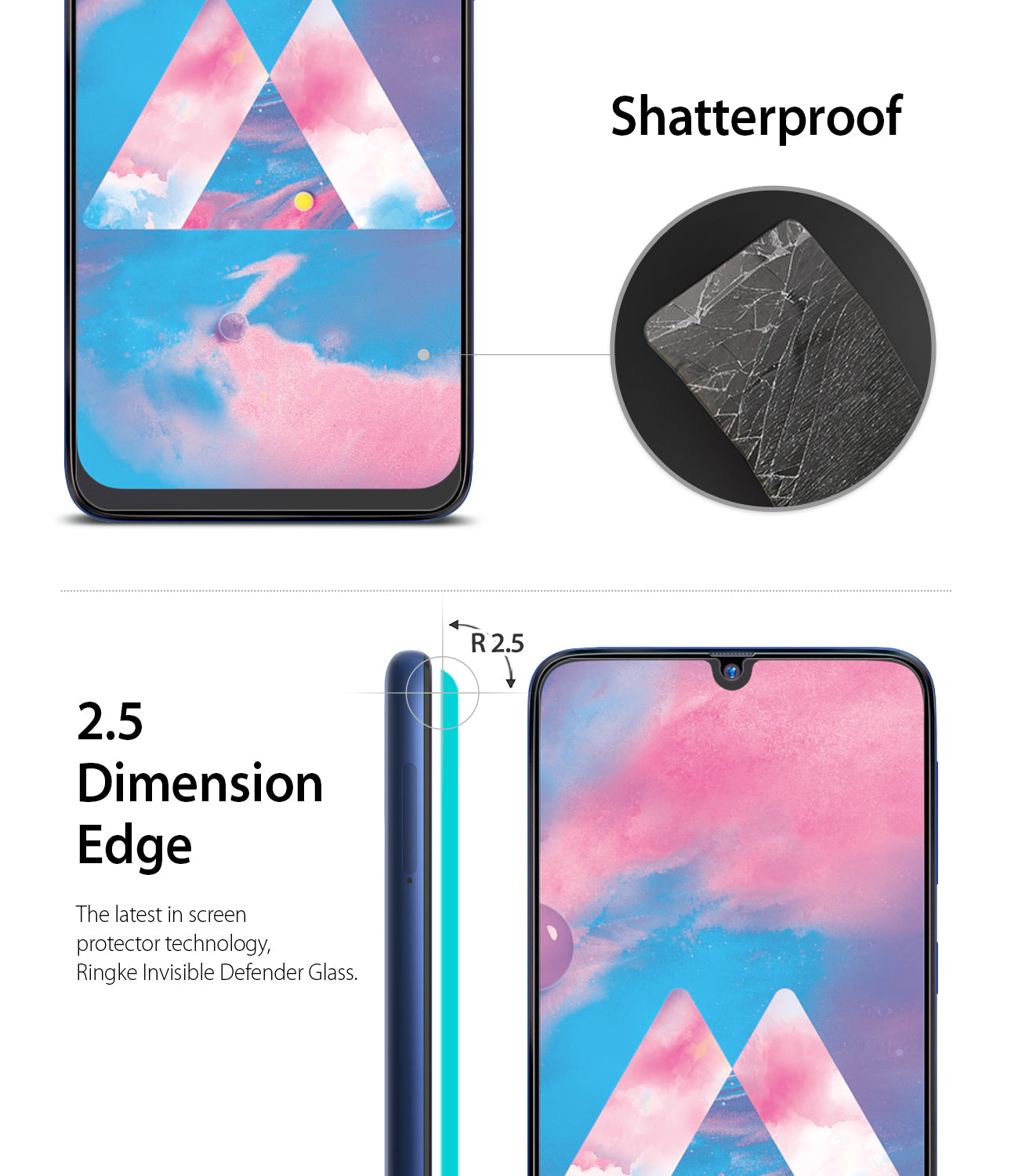 shatterproof, 2.5 dimension edge