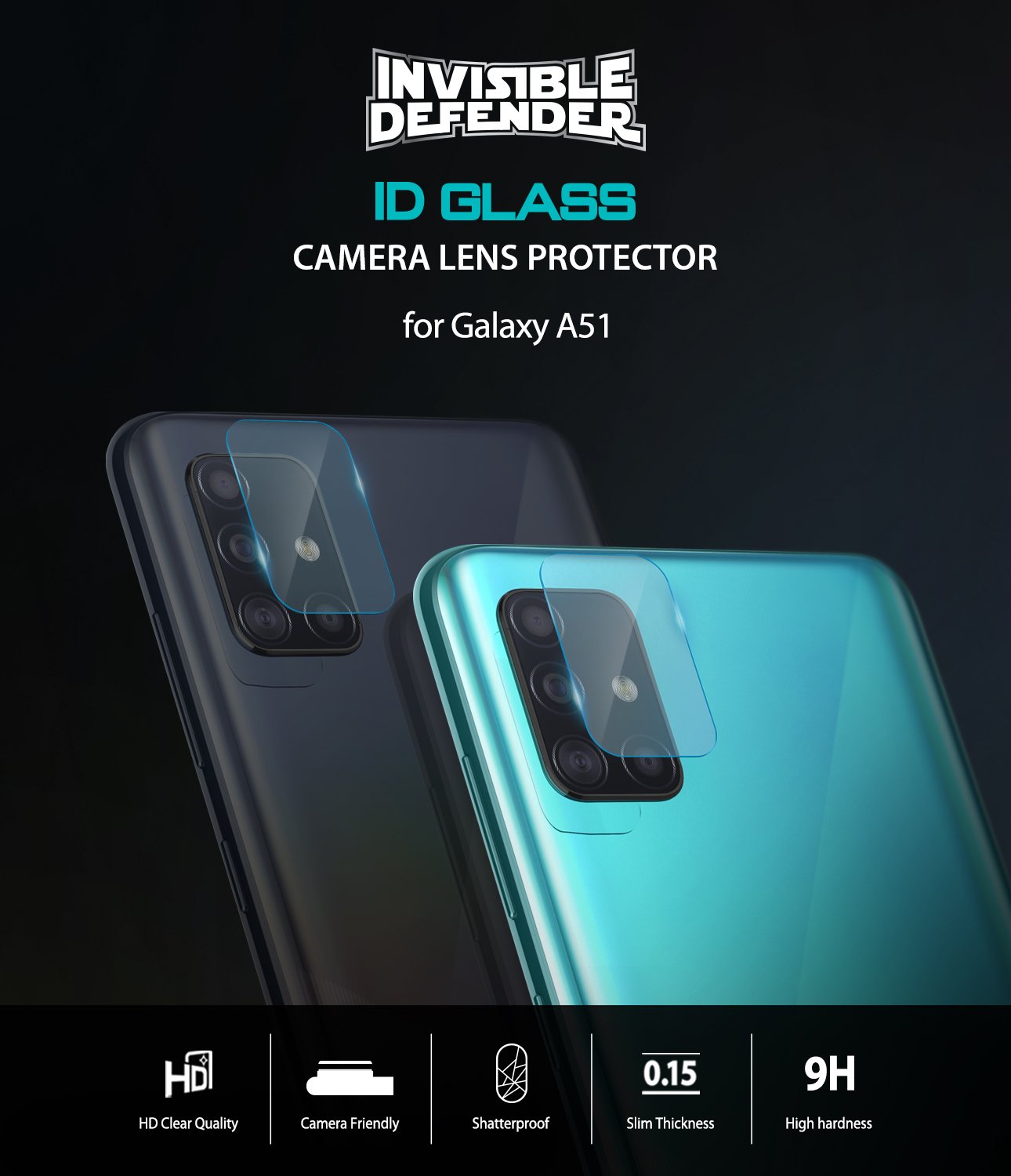 Galaxy A51 Camera Lens Protector [3 Pack]
