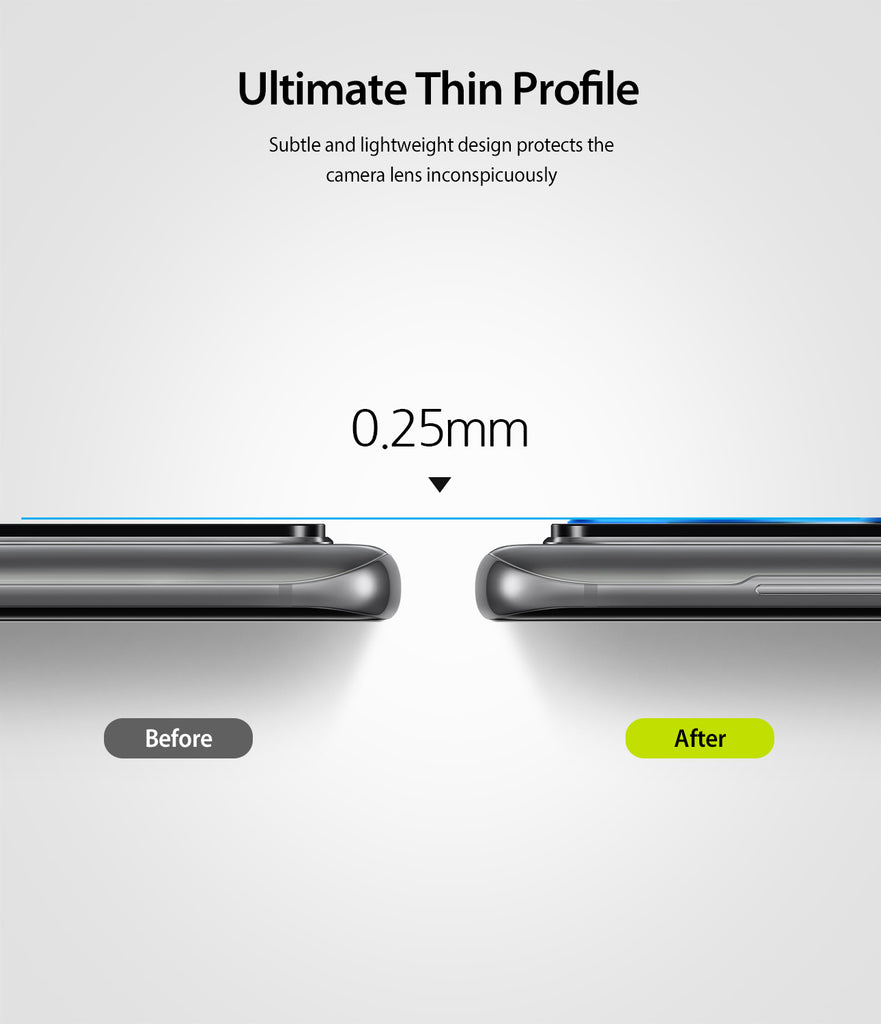 ultimate thin profile of 0.25mm